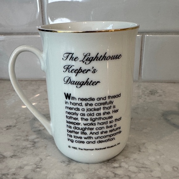 Vintage 1982 Norman Rockwell Museum set of 4 Mugs - Picture 4 of 15